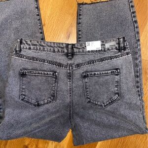RSQ Charcoal Strait High Wasted Jeans